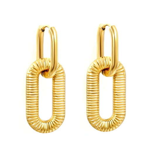 Chainlink Earrings ~ Waterproof