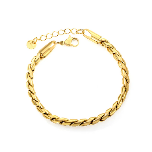 Golden Anchor Bracelet ~ Waterproof