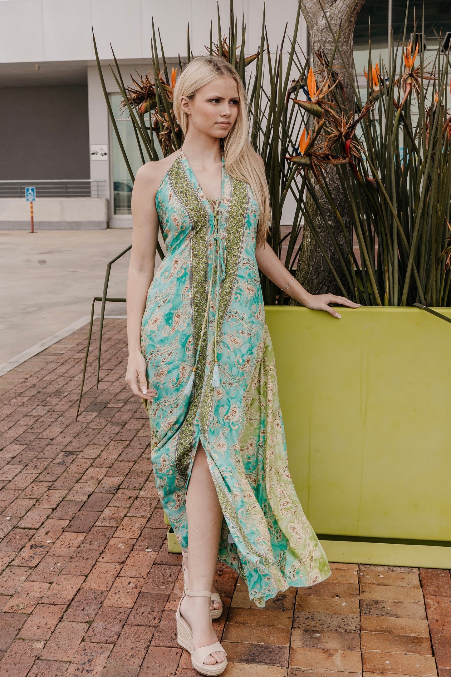 Weeping Willow Dress ~ Mint