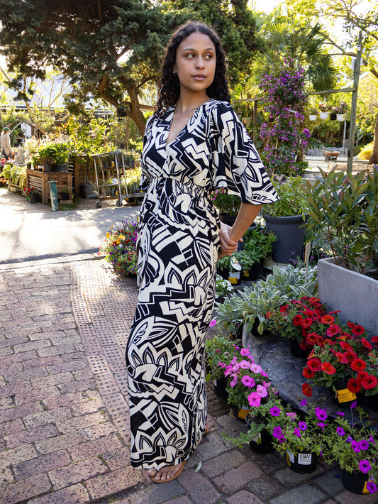 Bali Breeze Dress ~ Tribal Geo