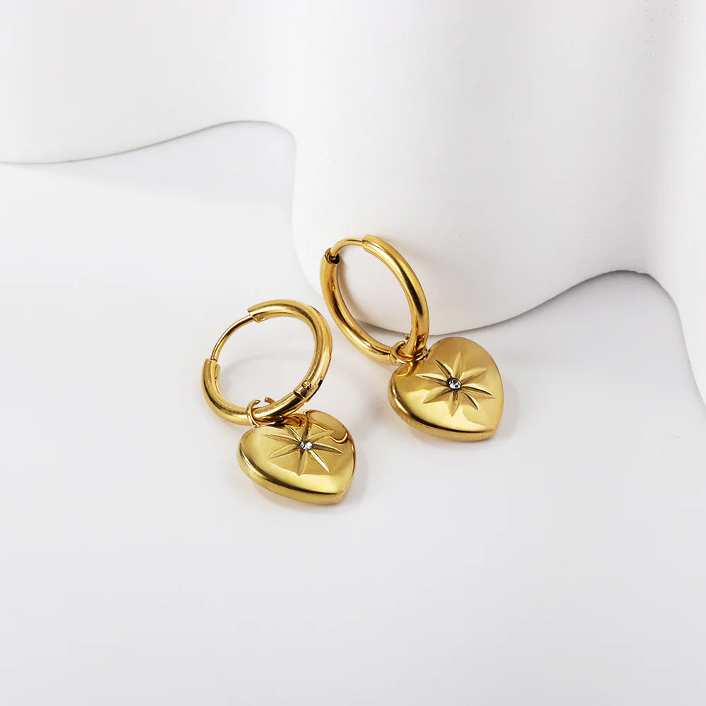 Moonpetal Earrings ~ Waterproof