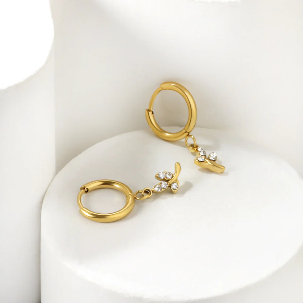 Ixora Mini Hoops ~ Waterproof