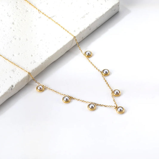 Noelani Pearl Necklace ~ Waterproof