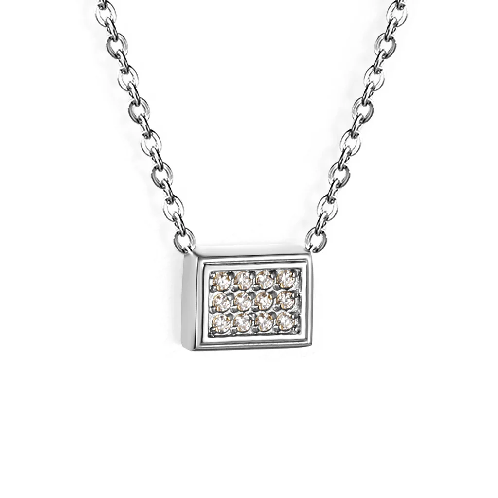 Shimmer Block Necklace ~ Waterproof