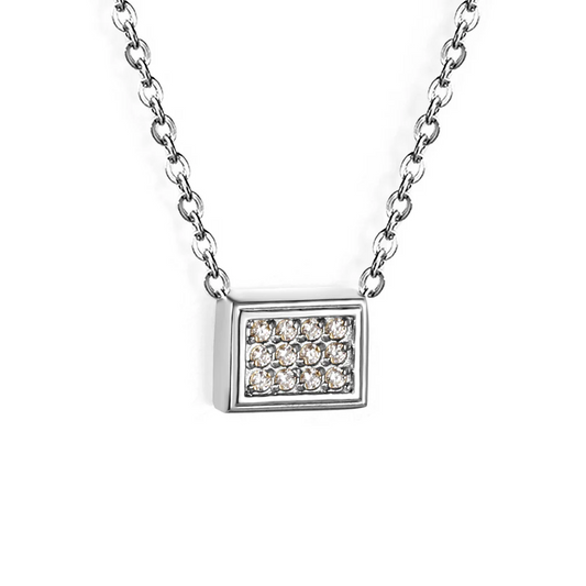 Shimmer Block Necklace ~ Waterproof