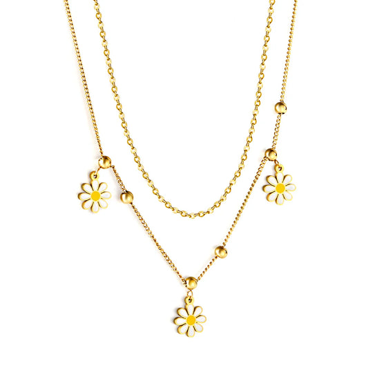 Garland Layered Necklace ~ Waterproof