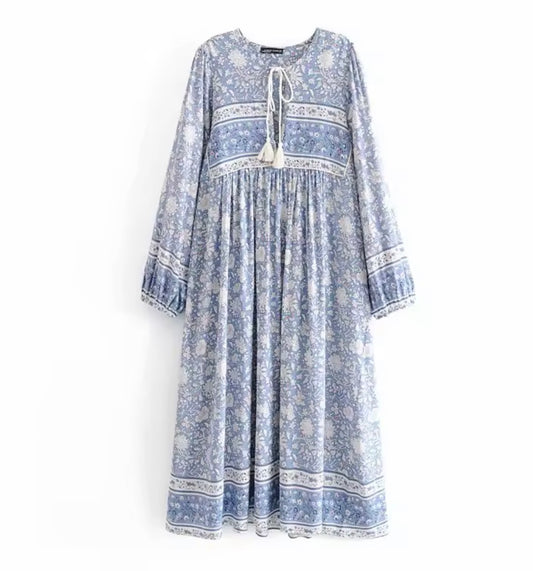 Blue Willow Dress