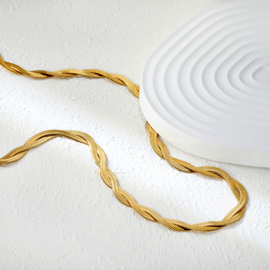 Destiny Gold Necklace ~ Waterproof