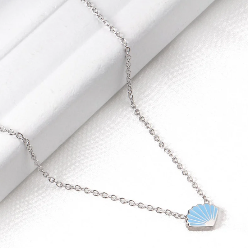 Blue Tide Necklace ~ Waterproof