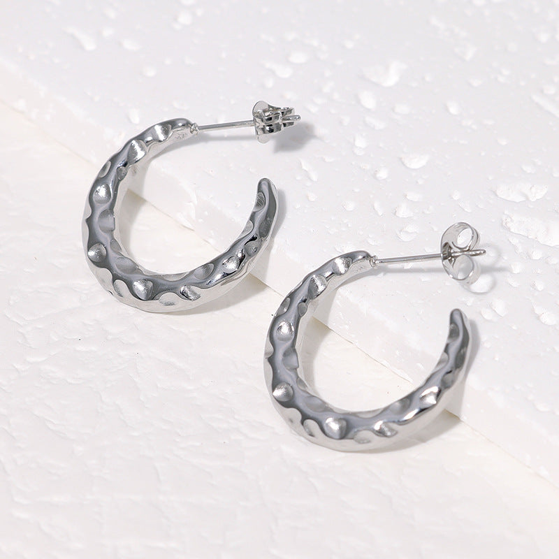 Moonrise Earrings - Silver ~ Waterproof