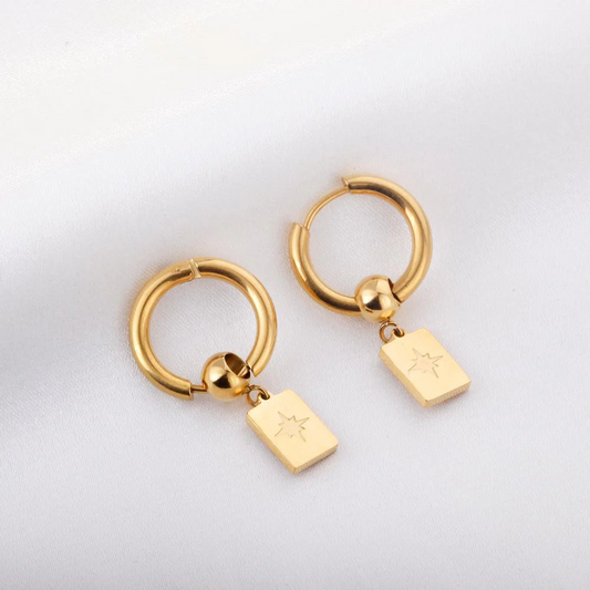 Starlit Coast Hoops ~ Waterproof