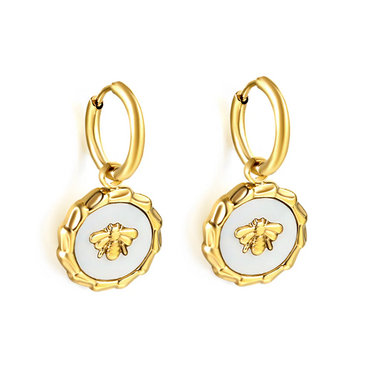 Queen Bee Earrings ~ Waterproof