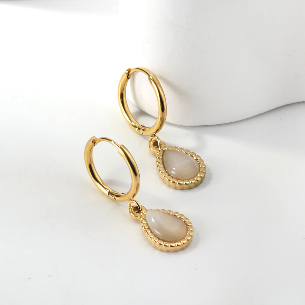 Kinsley Hoop Earrings ~ Waterproof