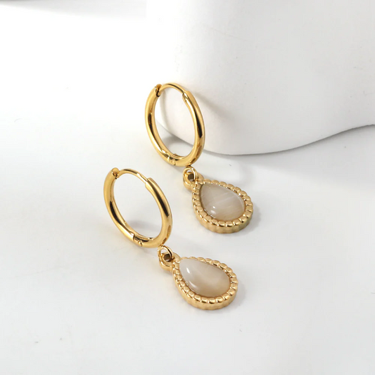 Kinsley Hoop Earrings ~ Waterproof