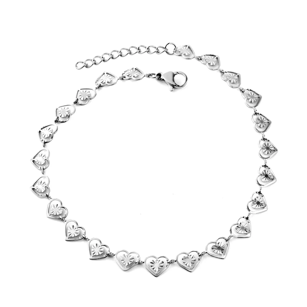 Adore Steel Anklet ~ Waterproof
