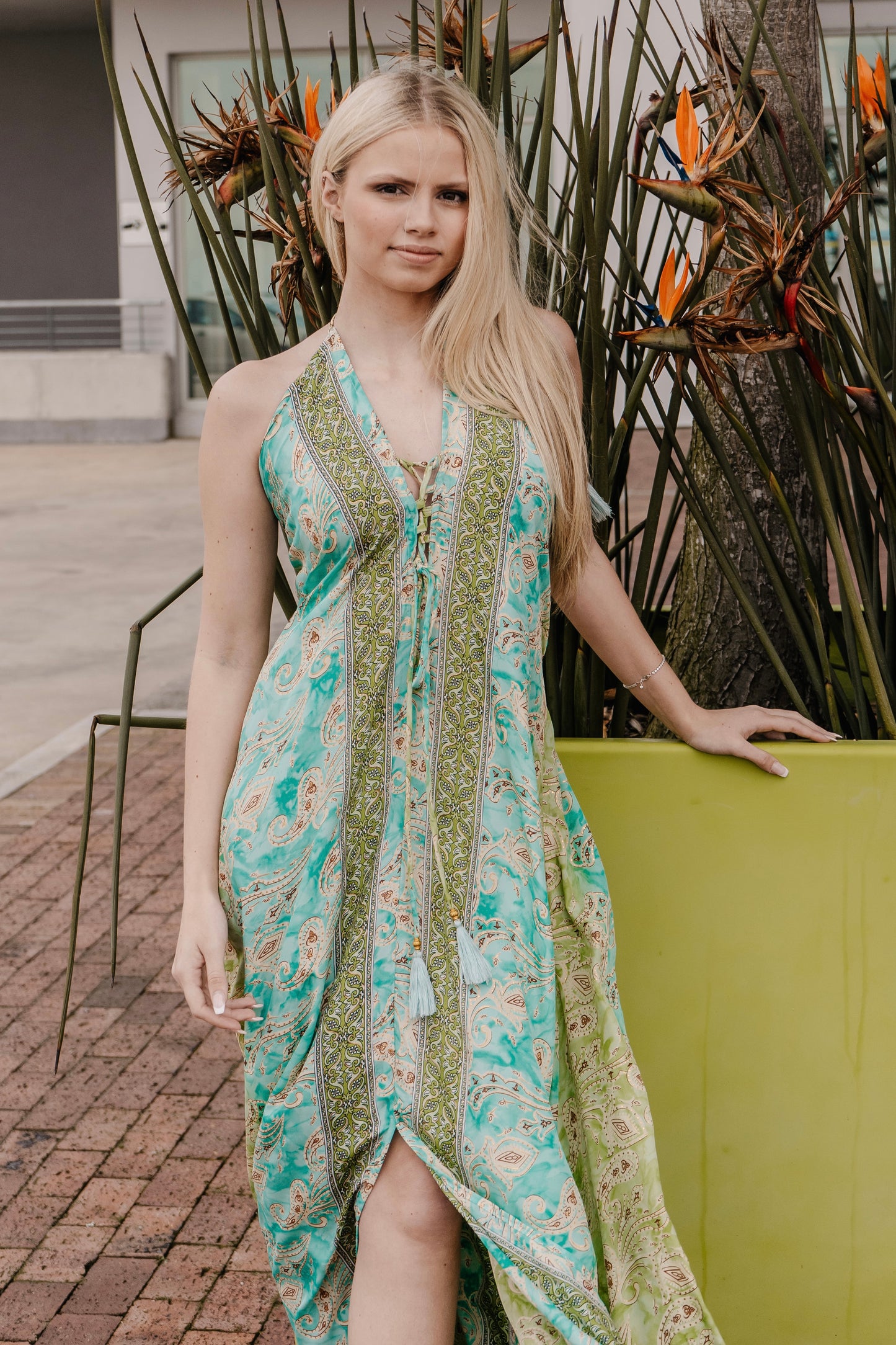 Weeping Willow Dress ~ Mint