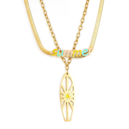 Summer Surf Necklace ~ Waterproof
