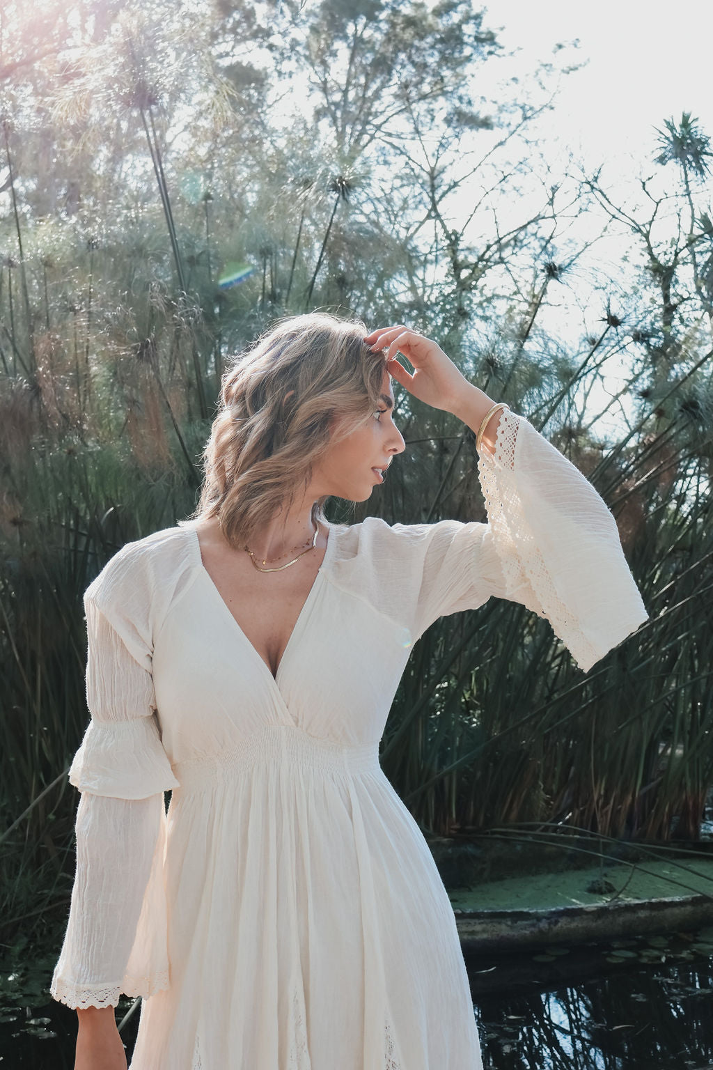 White Magnolia Dress