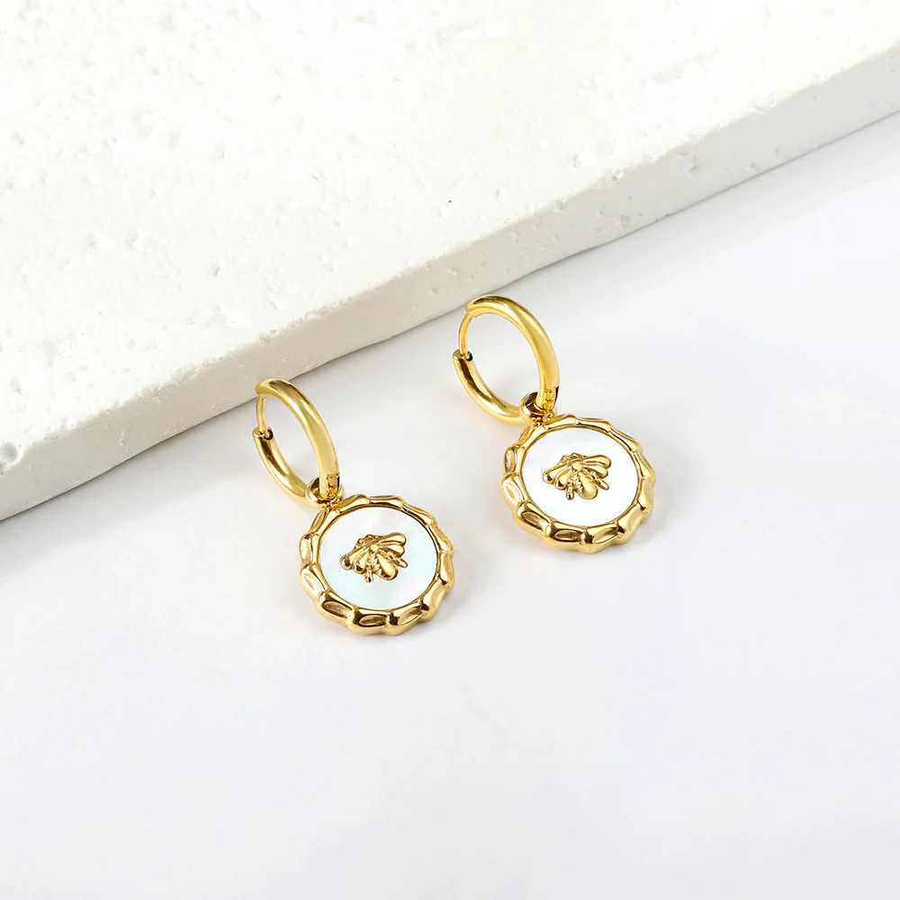 Queen Bee Earrings ~ Waterproof