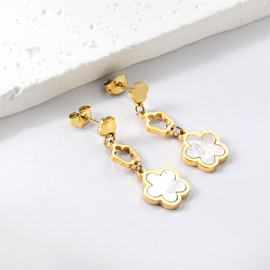 Flora Belle Earrings ~ Waterproof