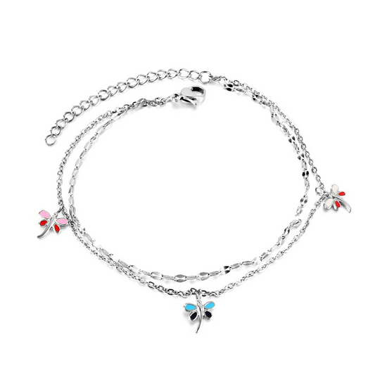 Dragonfly Dreams Anklet ~ Waterproof