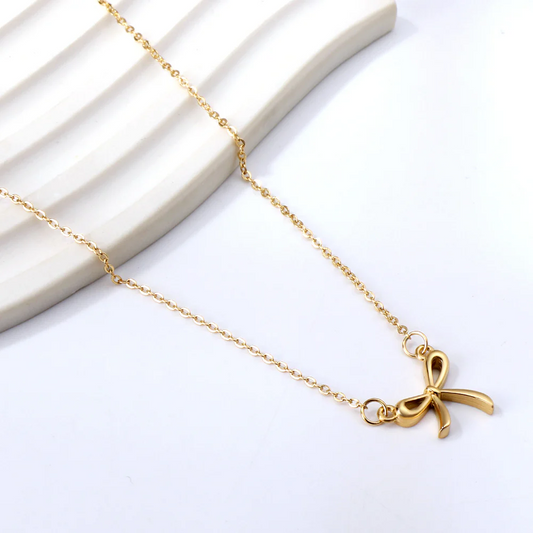 Ribbon Tide Necklace ~ Waterproof