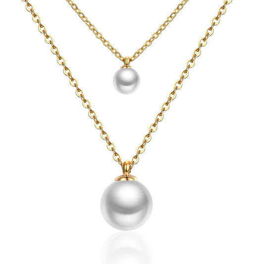 Bellamy Pearl Necklace ~ Waterproof
