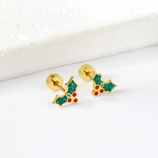 Mistletoe Magic Studs ~ Waterproof