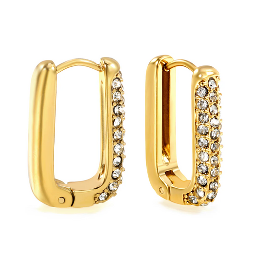 Wave Dazzle Earrings ~ Waterproof