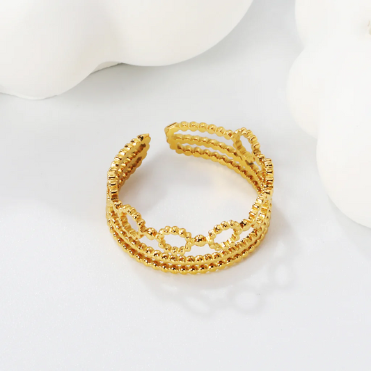 Shimmer Loop Ring ~ Waterproof