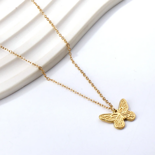 Mariposa Necklace ~ Waterproof