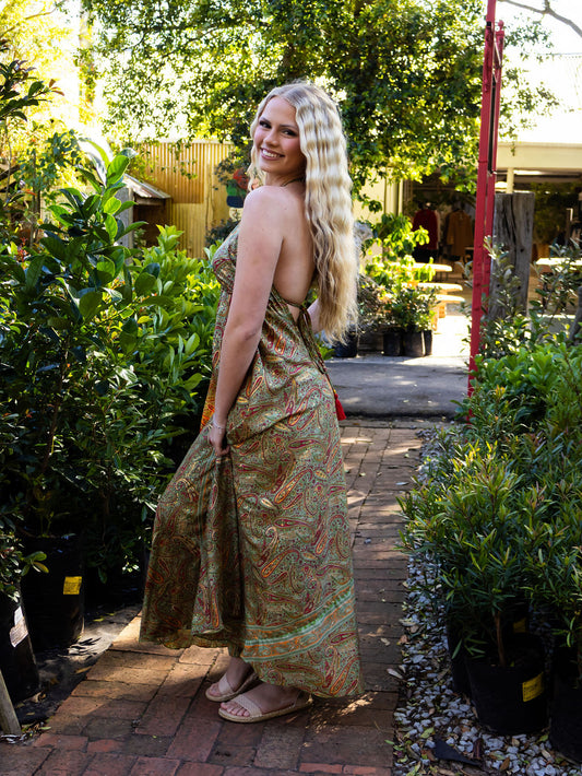 Coral Rose Dress