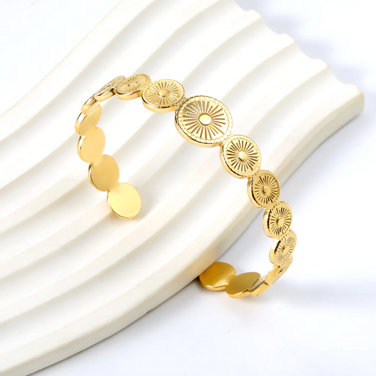 Golden Soltice Bangle ~ Waterproof