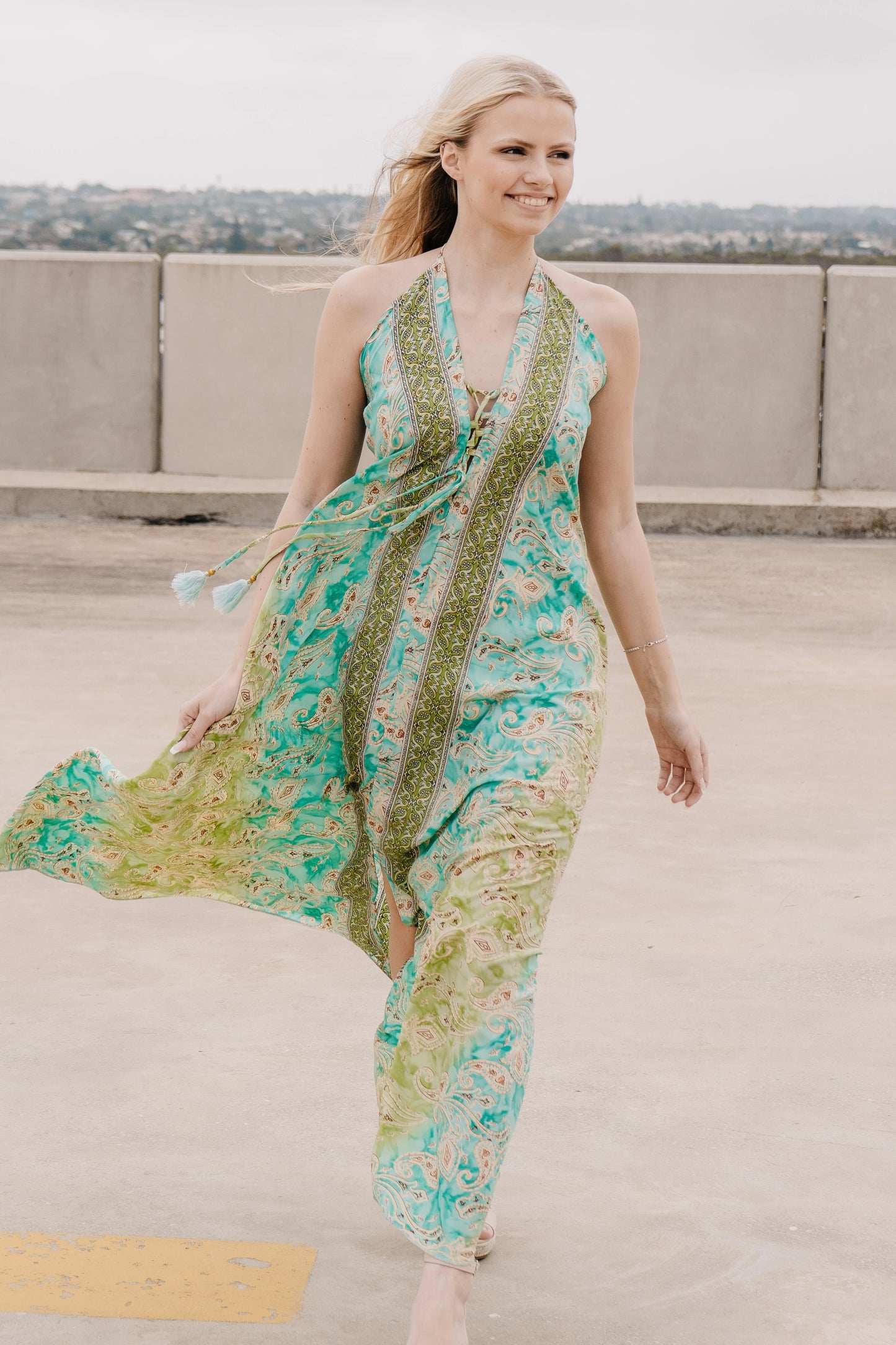 Weeping Willow Dress ~ Mint
