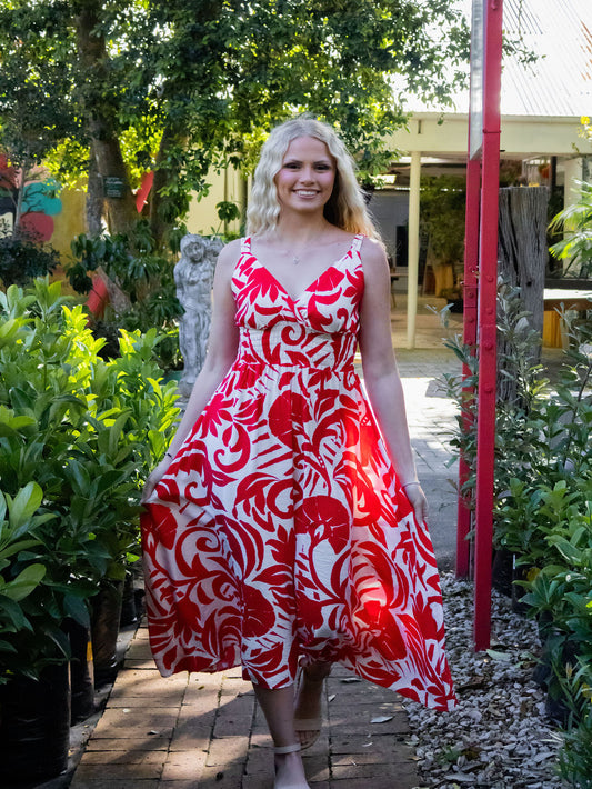 Georgia Dress ~ Shell Swirl