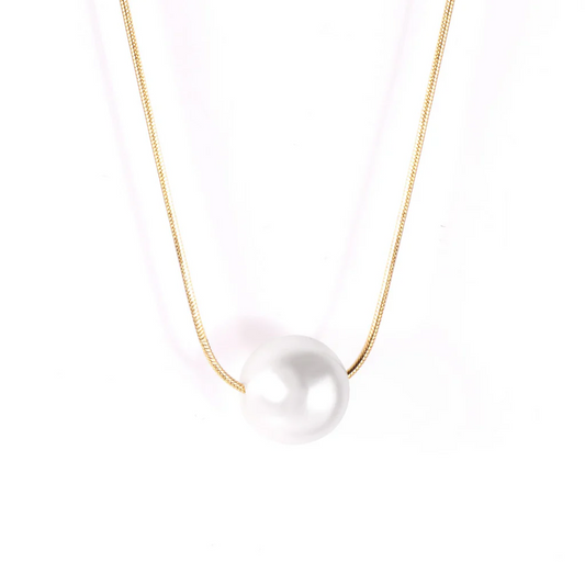 Aura Pearl Necklace ~ Waterproof