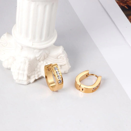 Evara Diamanté Earrings ~ Waterproof