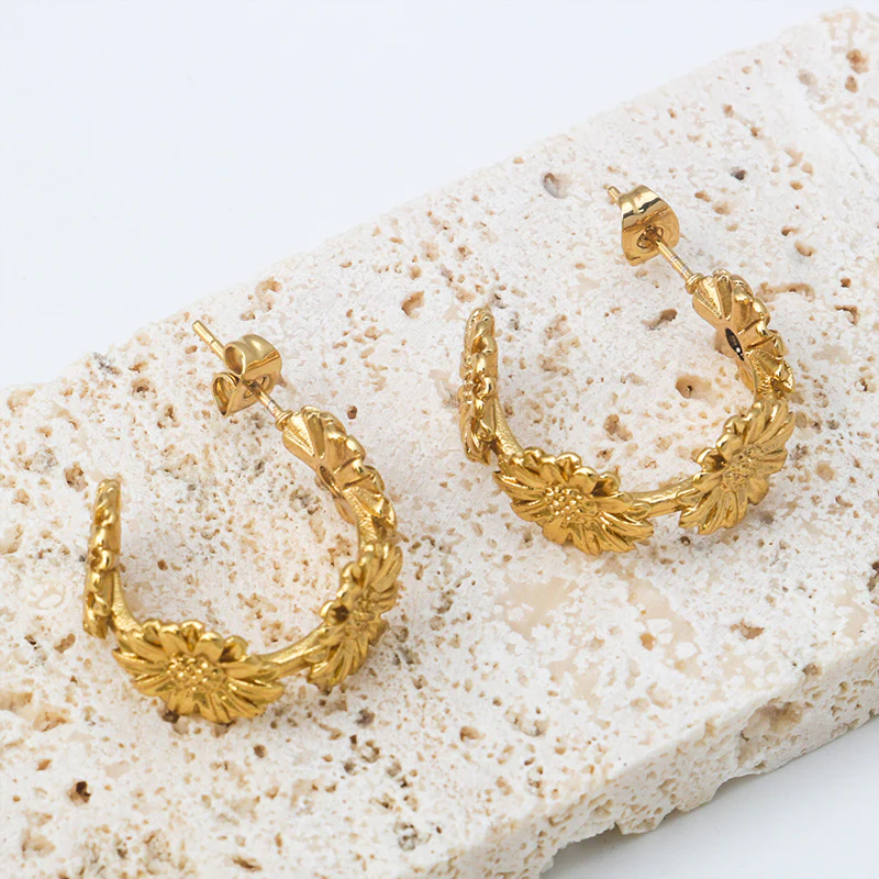 Safron Earrings ~ Waterproof