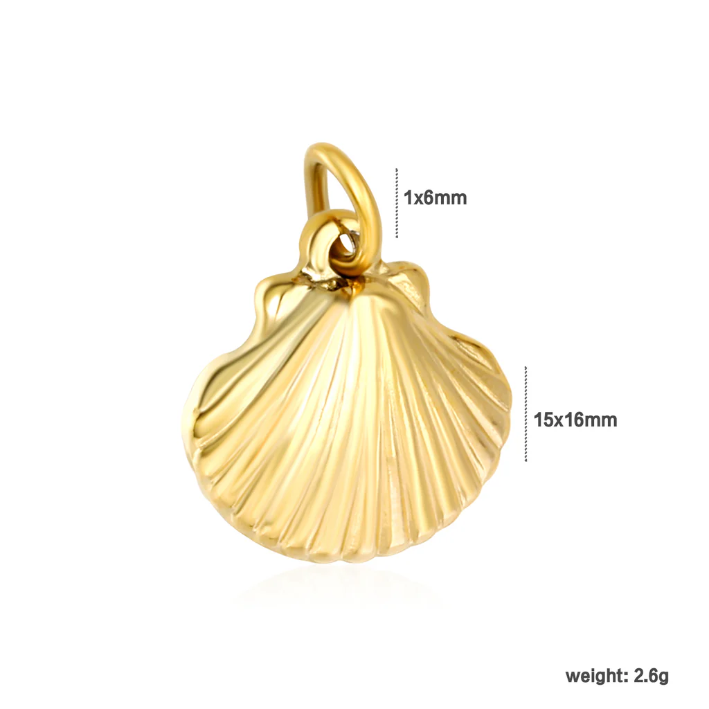 Drifted Shell Charm ~ Waterproof