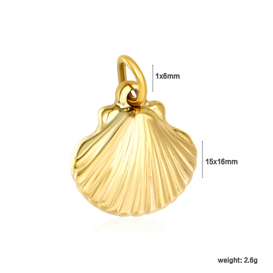 Drifted Shell Charm ~ Waterproof