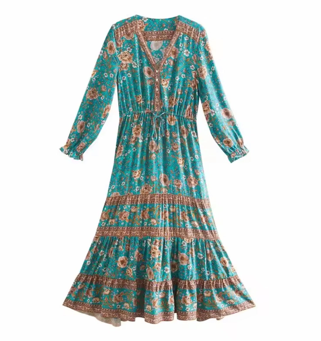 Indigo Blossom Dress