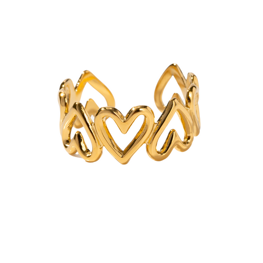 Hearts Afloat Ring ~ Waterproof
