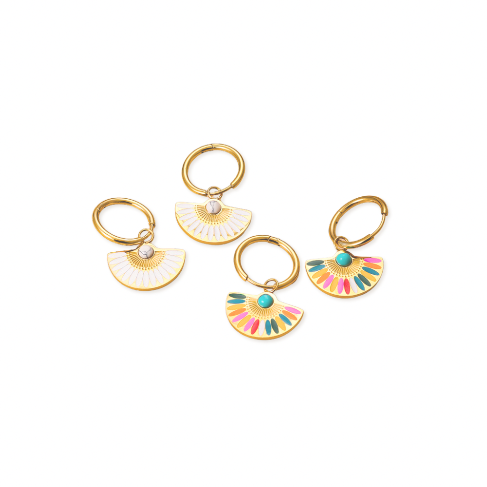 Sea Whisper Earrings ~ Waterproof