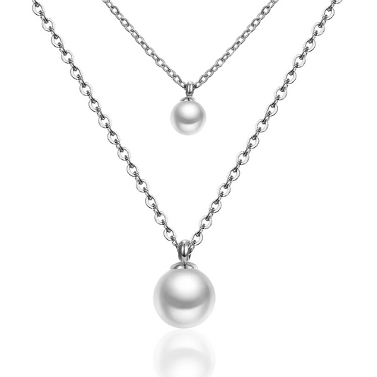 Bellamy Pearl Necklace ~ Waterproof