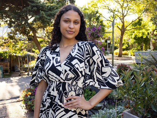 Bali Breeze Dress ~ Tribal Geo