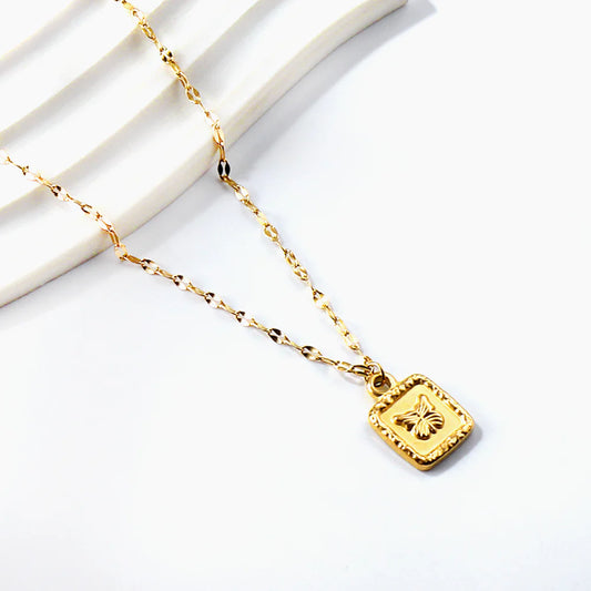 Luna Fern Necklace ~ Waterproof