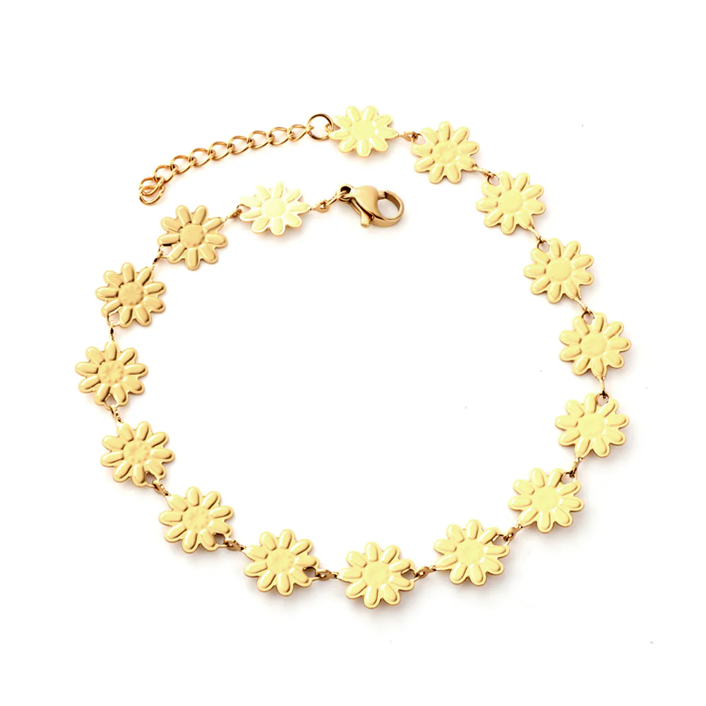 Daisy Daze Anklet ~ Waterproof