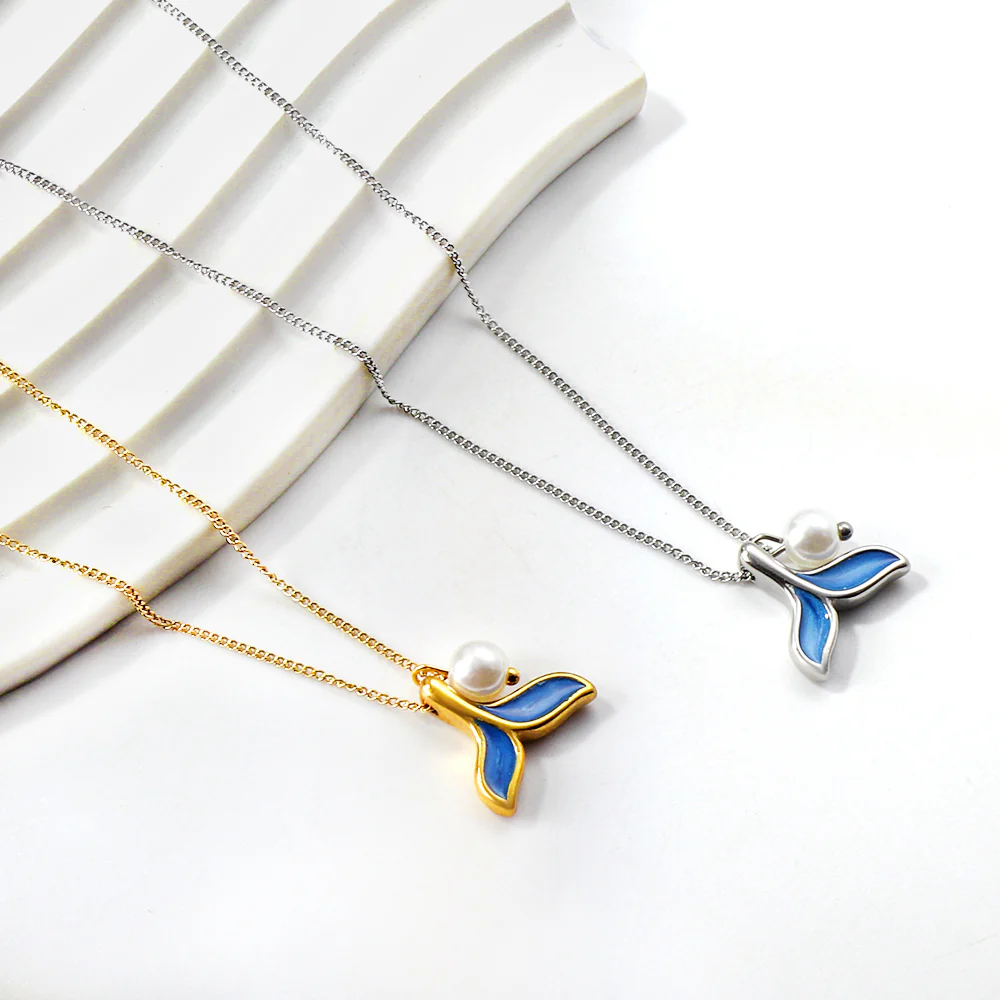 Whale Song Necklace ~ Waterproof