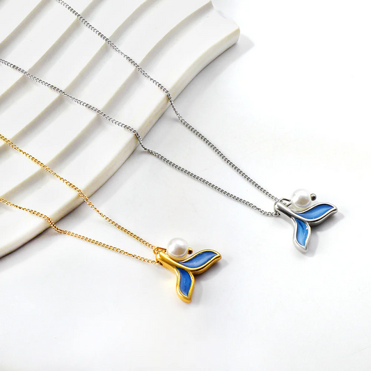 Whale Song Necklace ~ Waterproof