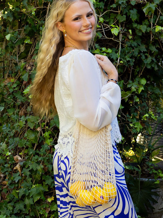 Beach Bloom Mesh Bag